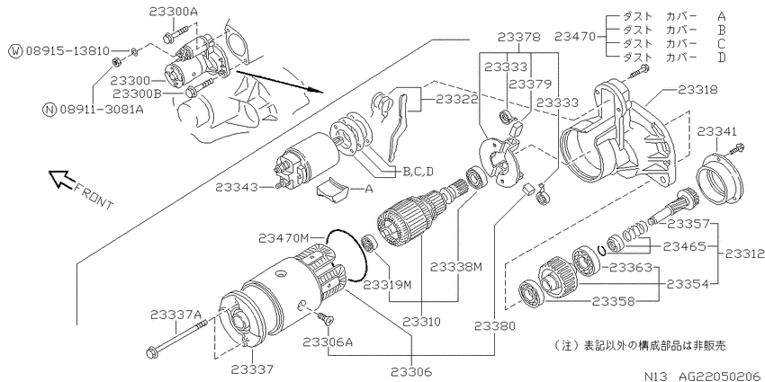 Starter motor