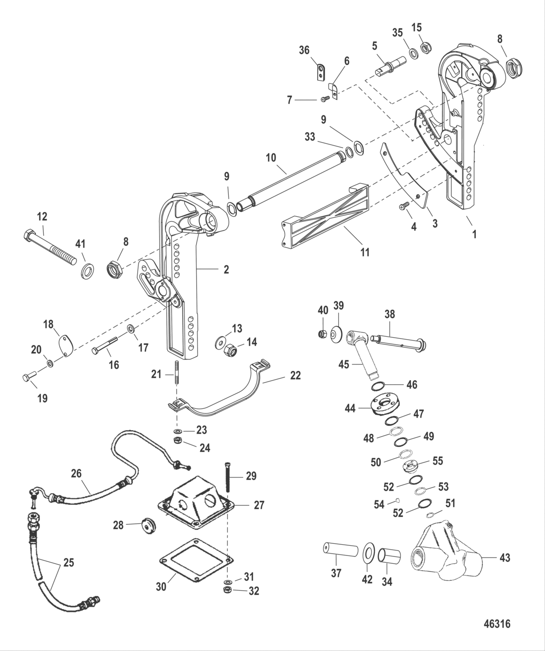 Transom Brackets (Short)
