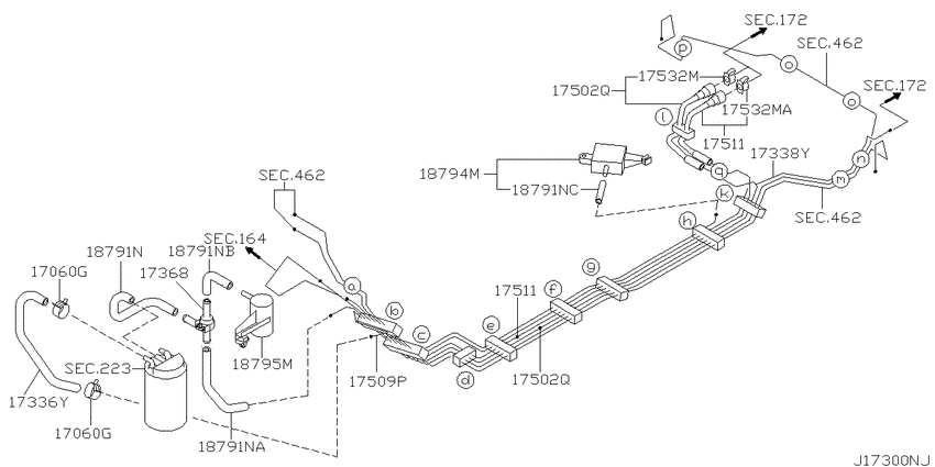 Fuel piping
