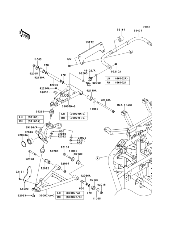 Front suspension