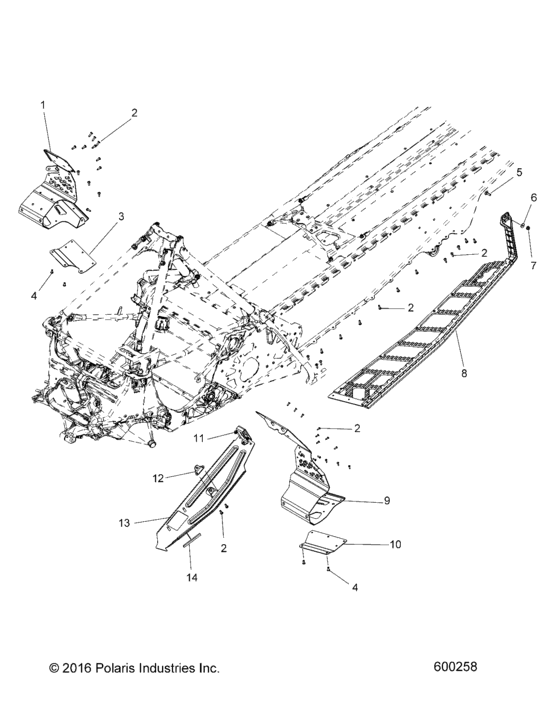 Chassis, Clutch Guard And Footrests