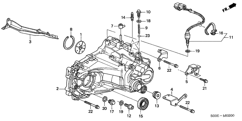 Transmission housing