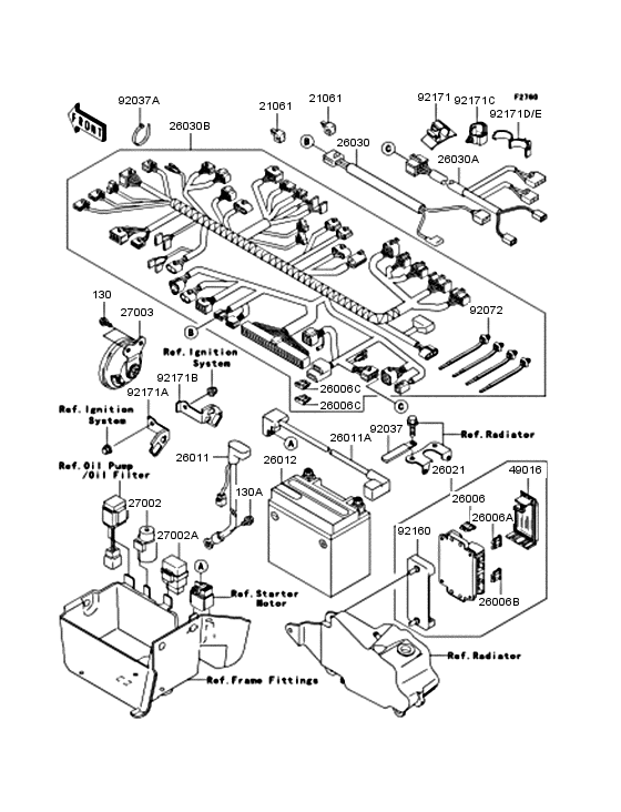 Chassis electrical equipment
