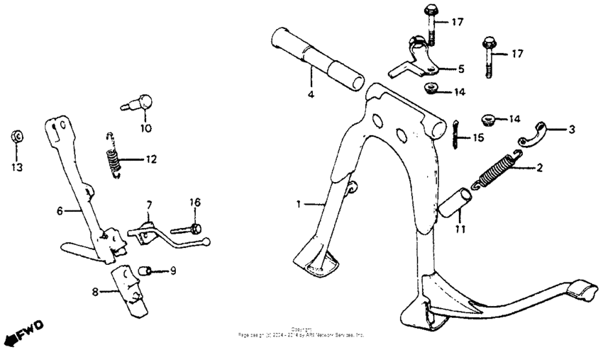 Main stand + side stand