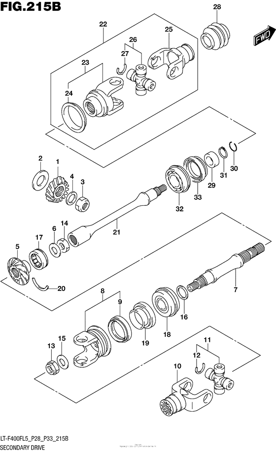 Secondary Drive (Lt-F400Fl5 P33)