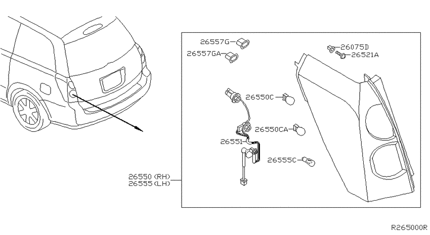 Rear combination lamp
