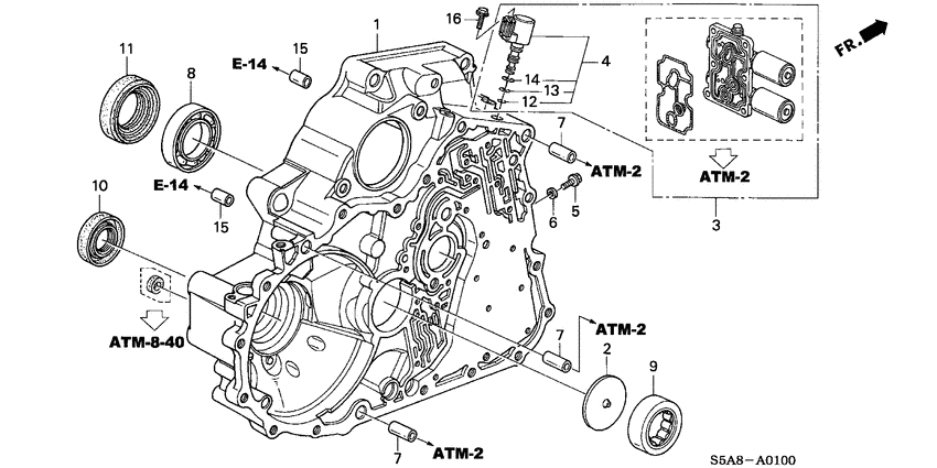 Torque converter case