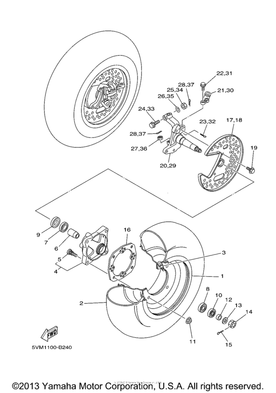 Front wheel