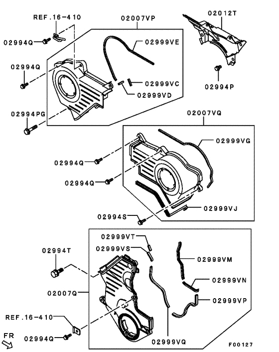 Cover,rear plate & oil pan
