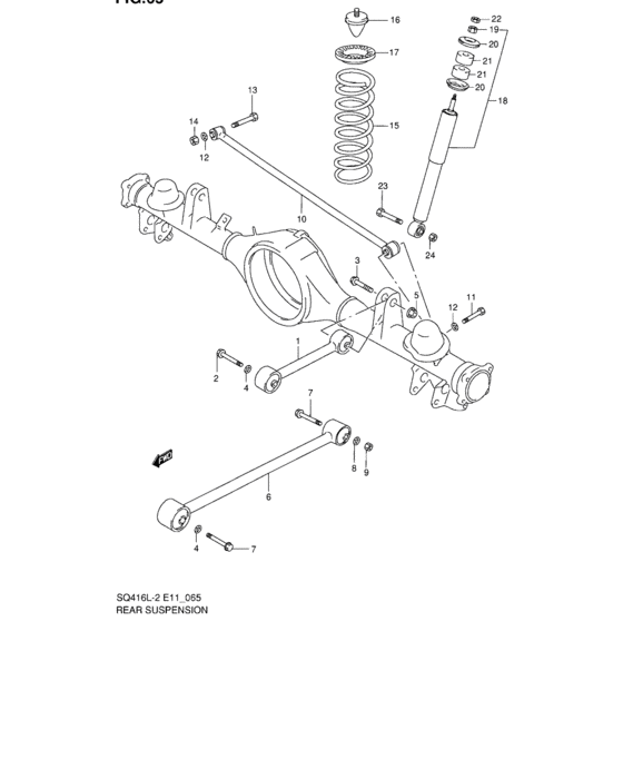 Rear suspension