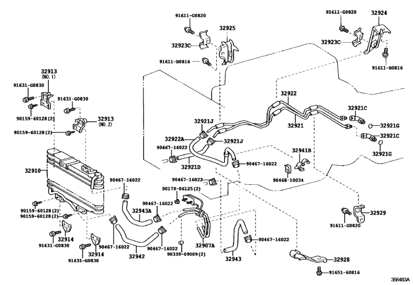 Oil Cooler & Tube (Atm)