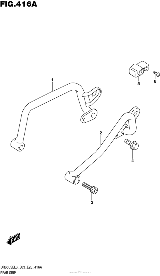 Rear Grip (Dr650Sel6 E03)