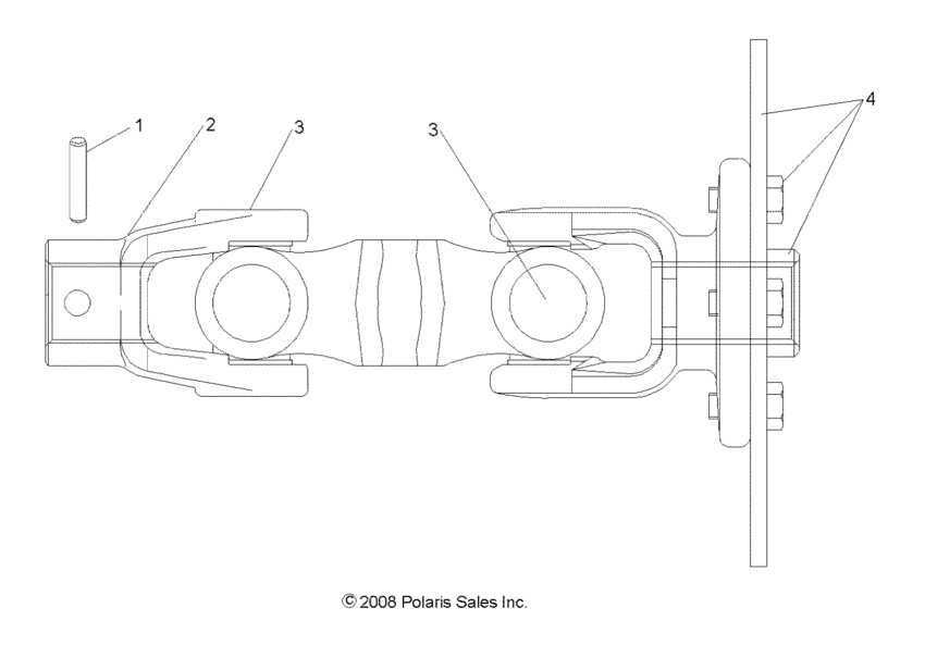 Drive train, rear prop shaft