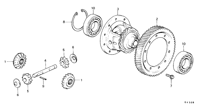 Differential gear