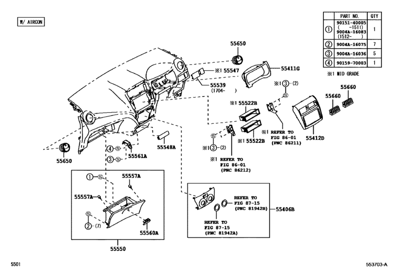 Instrument Panel & Glove Compartment