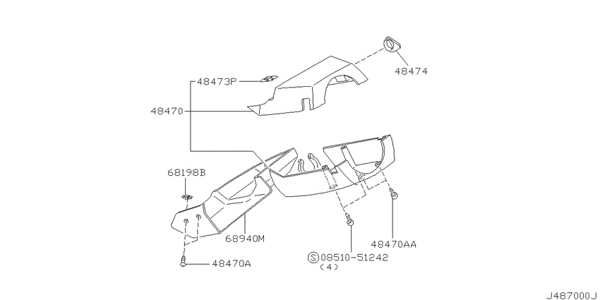 Steering column shell cover