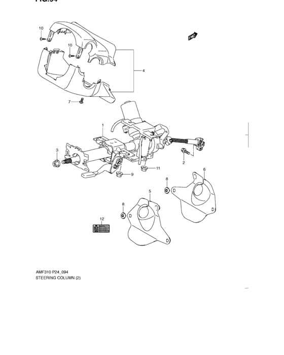 Steering column