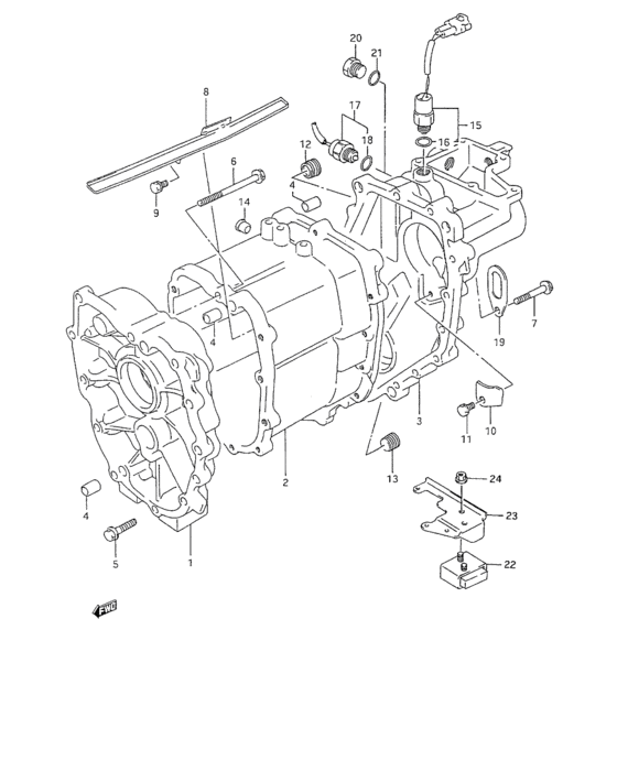 A transfer case
