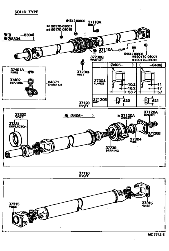 Propeller Shaft & Universal Joint