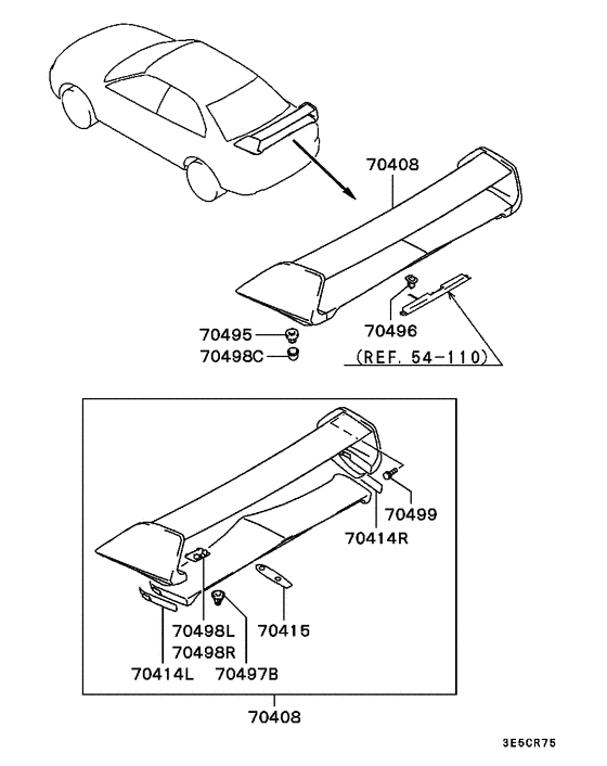 Rear garnish & moulding