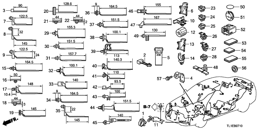 Harness band/bracket