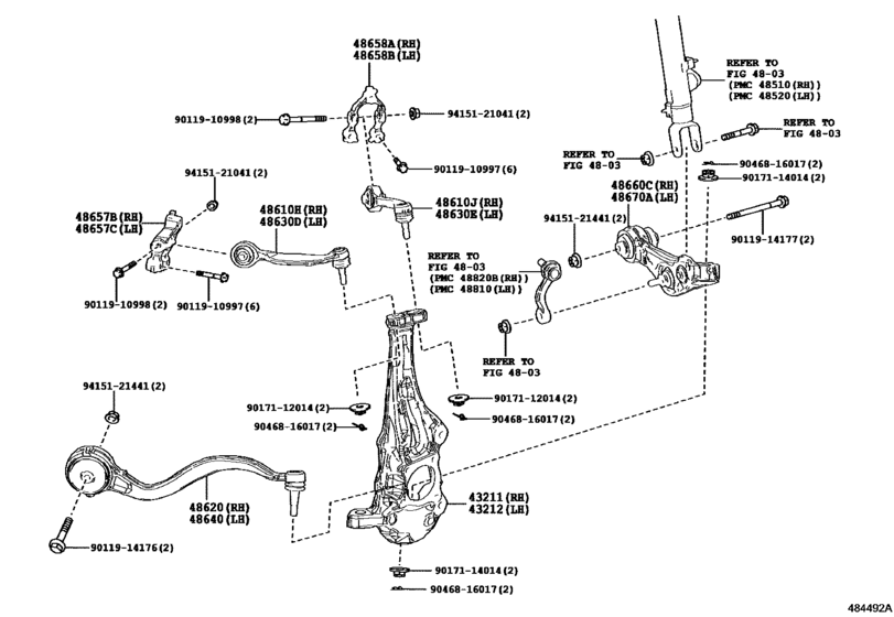 Front Axle Arm & Steering Knuckle