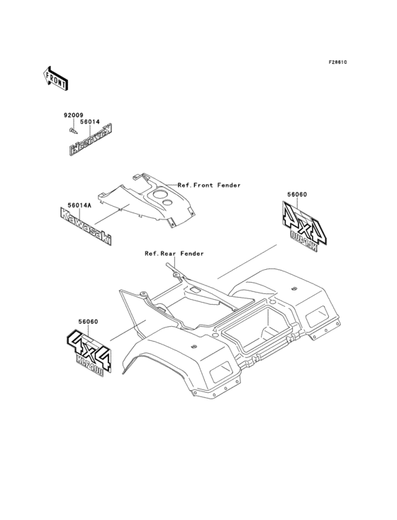Decals(klf400-b3/b3a)