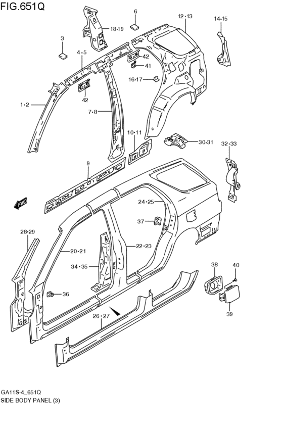 side body panel