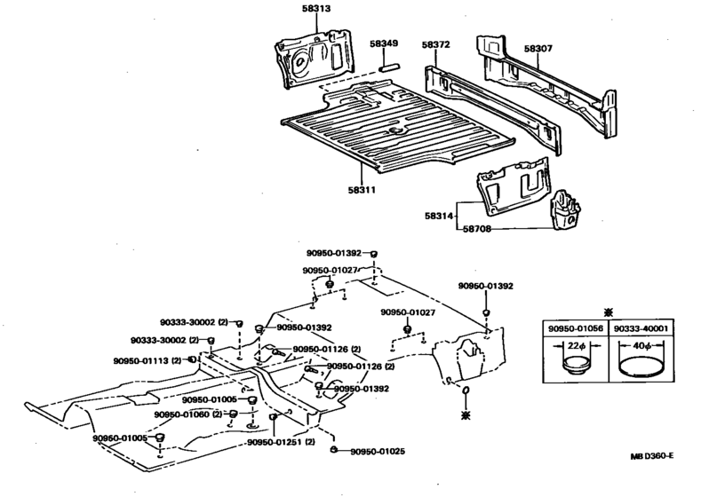 Floor Pan & Lower Back Panel