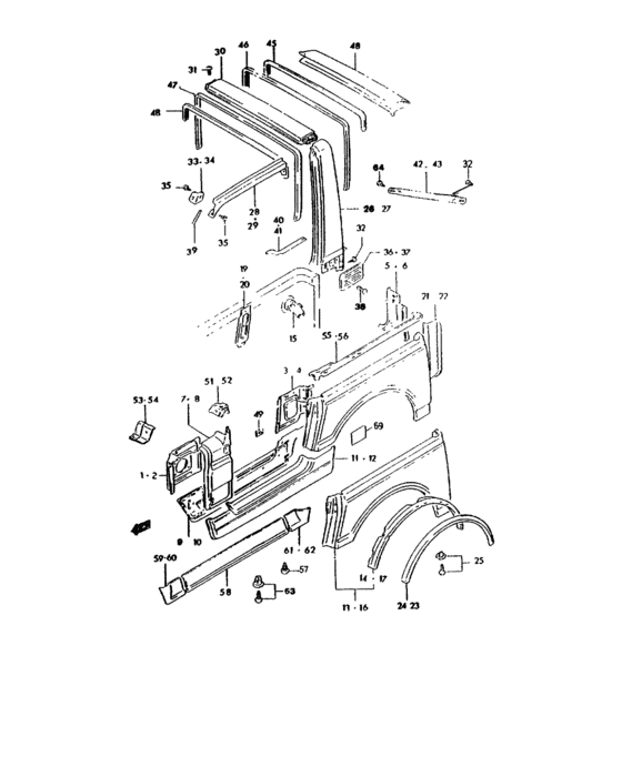 Groupe - catalog. samurai milsubgroupe - j - 1 - 2 lateraux mod. j