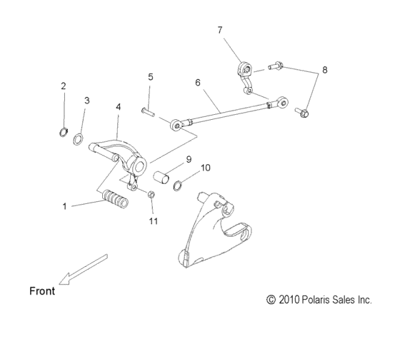Drive train, shift linkage