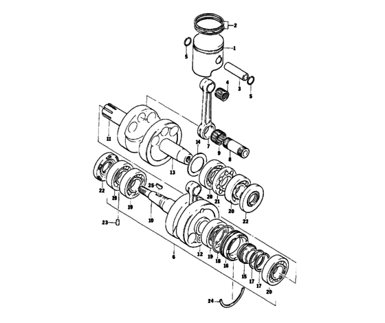 Piston And Crankshaft