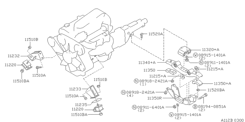 Engine & transmission   mounting