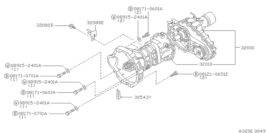 Manual transmission, transaxle & fitting