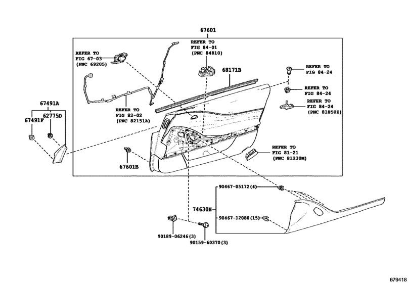 Front Door Panel & Glass