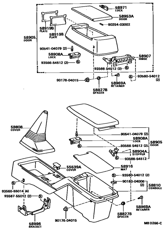 Console Box & Bracket