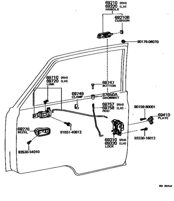 Front Door Lock & Handle