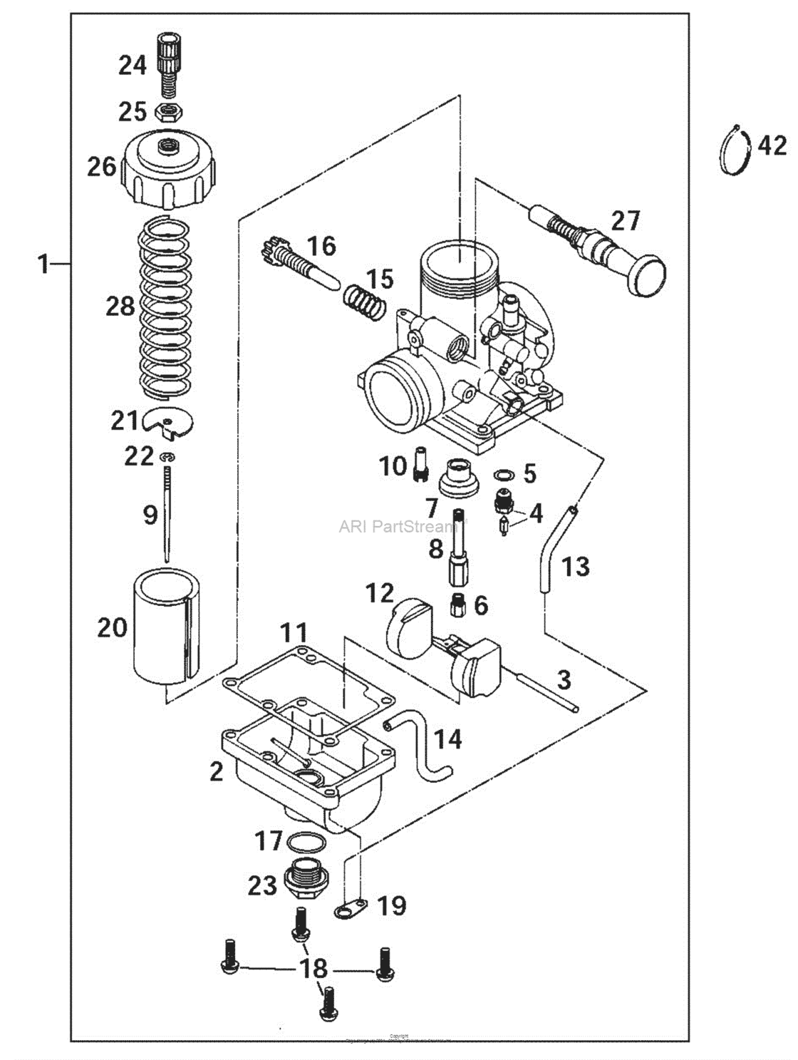 Carburetor Mikuni Vm24