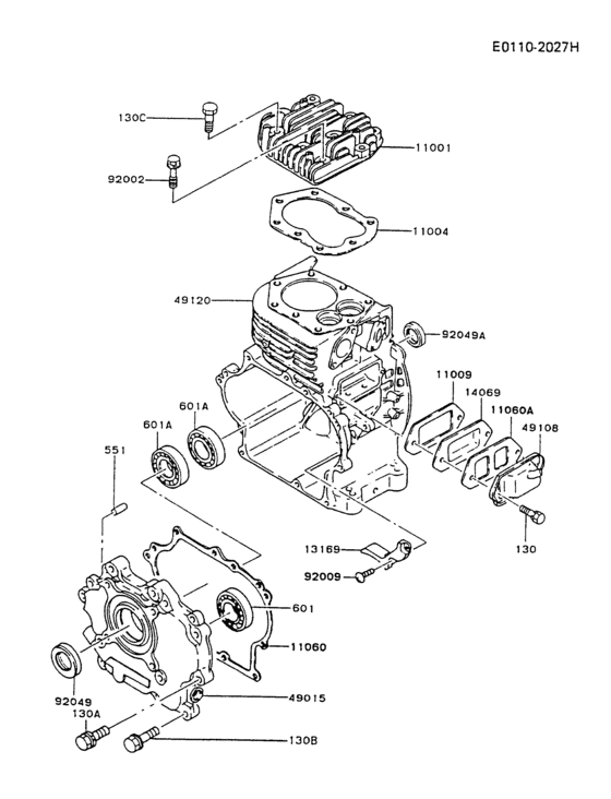 Cylinder/crankcase