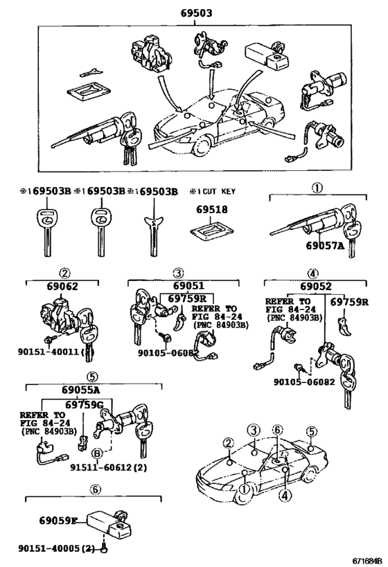 Lock Cylinder Set