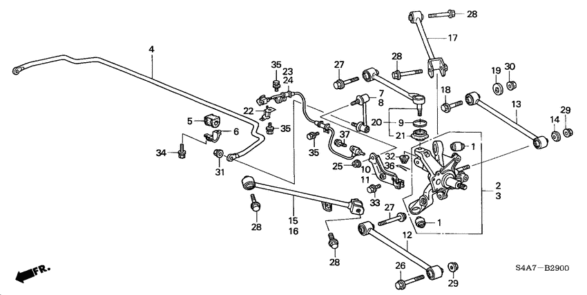 Rear stabilizer/ rear lower arm