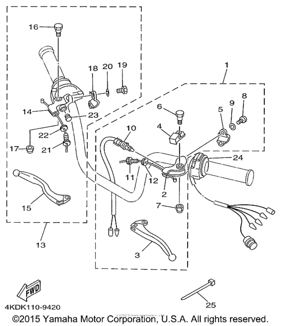 Handle switch & lever