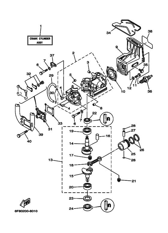 Cylinder & crankcase