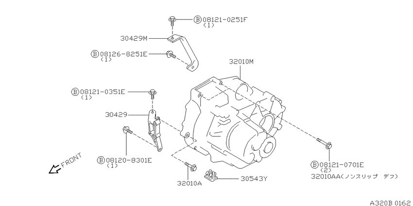 Manual transmission, transaxle & fitting