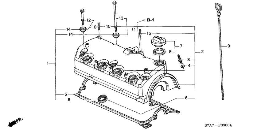 Cylinder head cover