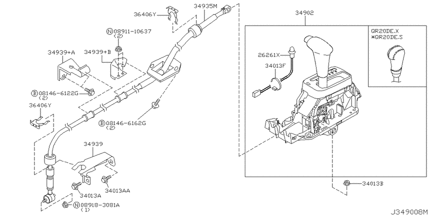 Auto transmission control device