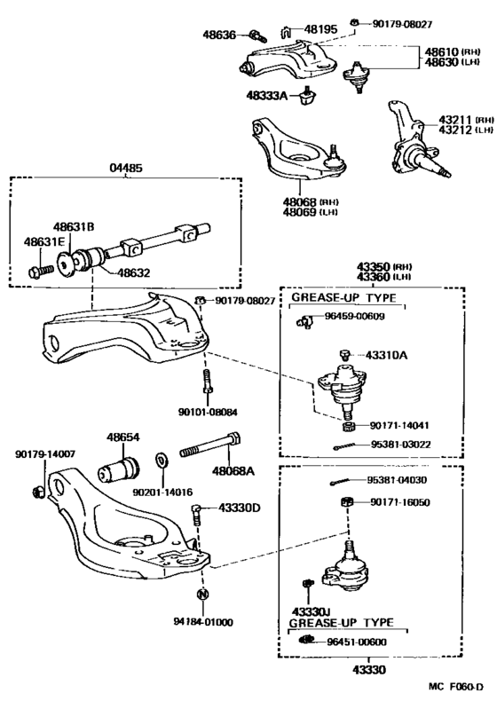 Front Axle Arm & Steering Knuckle