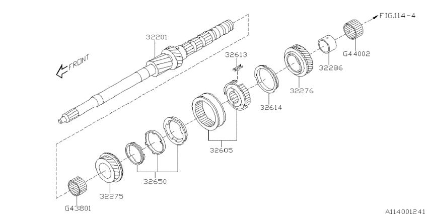 Mt, main shaft