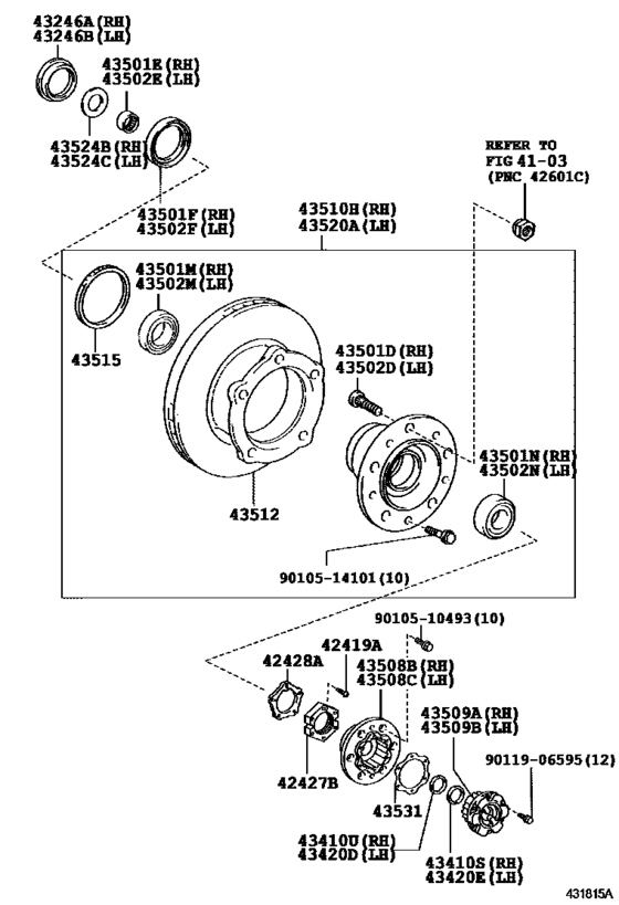 Front Axle Hub