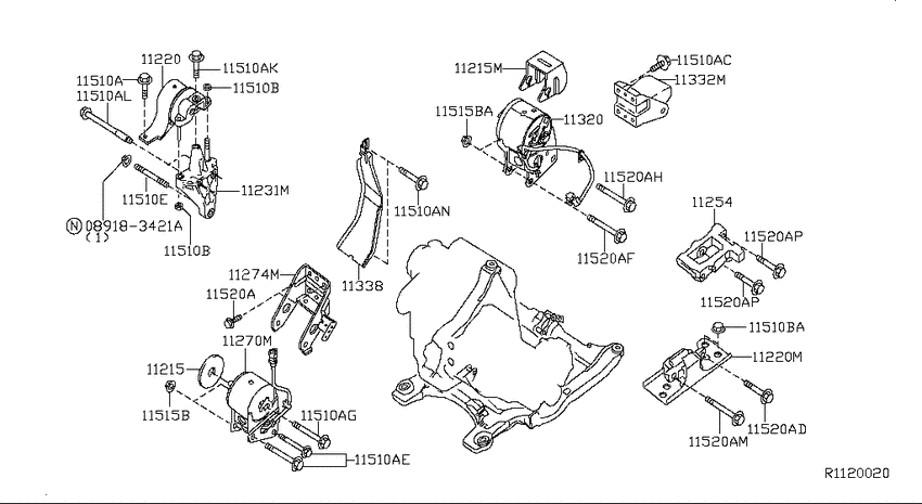 Engine & transmission   mounting